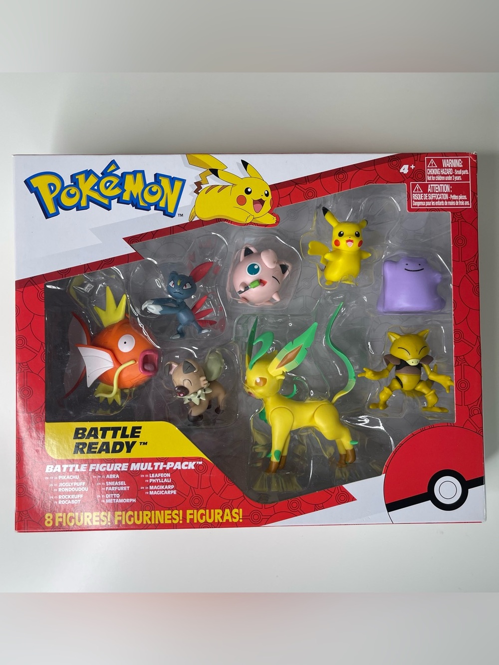 Pokemon Multi-Figure Battle Pack Jazwares 8-Piece Set NEW